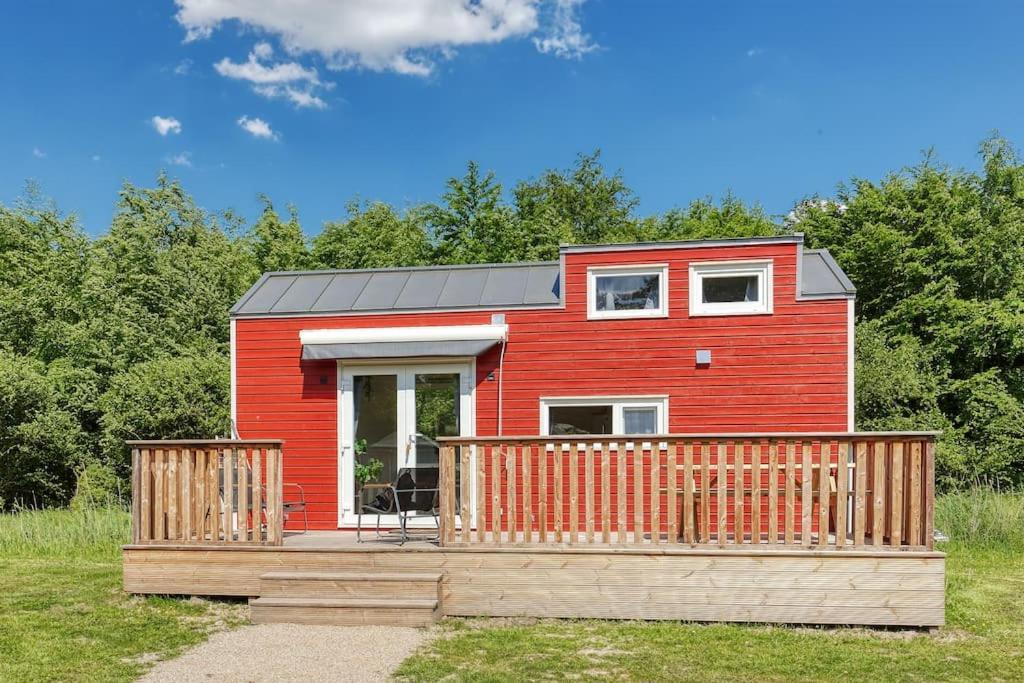 Rode Tiny House Met Zwembad Villa Zeewolde Exteriör bild